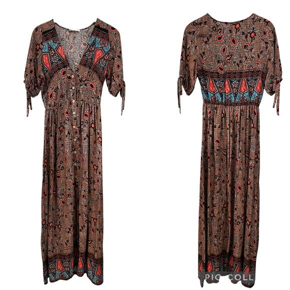 Newbury Kustom Dresses & Skirts - Newbury Kustom Multicolor Maxi Dress